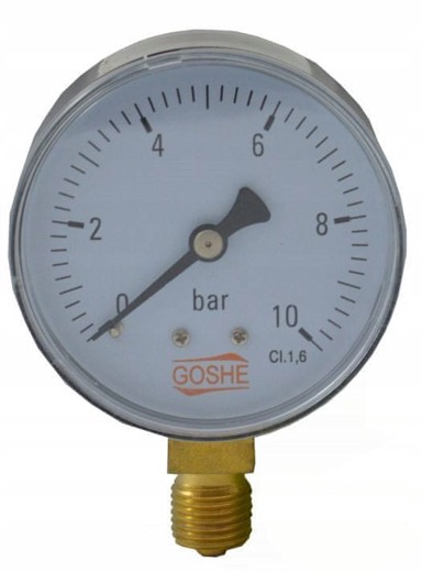 Manometar radijalni 63 mm, 0-16 bar, 1/4"